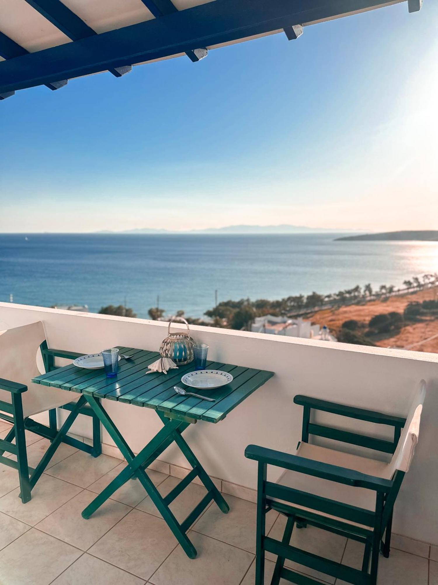 Blue Orison House Tinos For 5 Persons With Seaview Villa Perastra Dış mekan fotoğraf