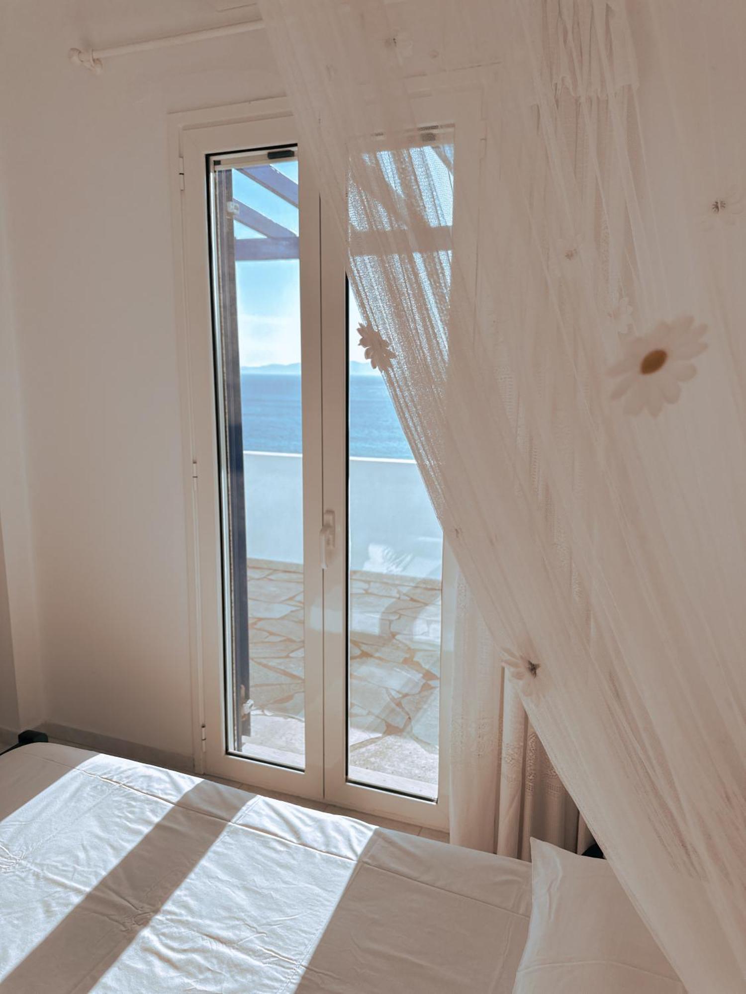 Blue Orison House Tinos For 5 Persons With Seaview Villa Perastra Dış mekan fotoğraf