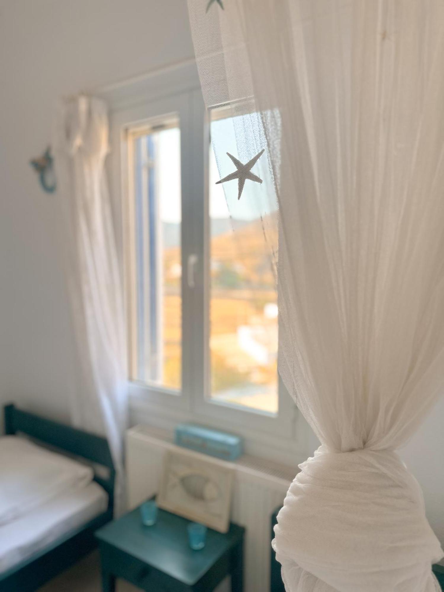 Blue Orison House Tinos For 5 Persons With Seaview Villa Perastra Dış mekan fotoğraf