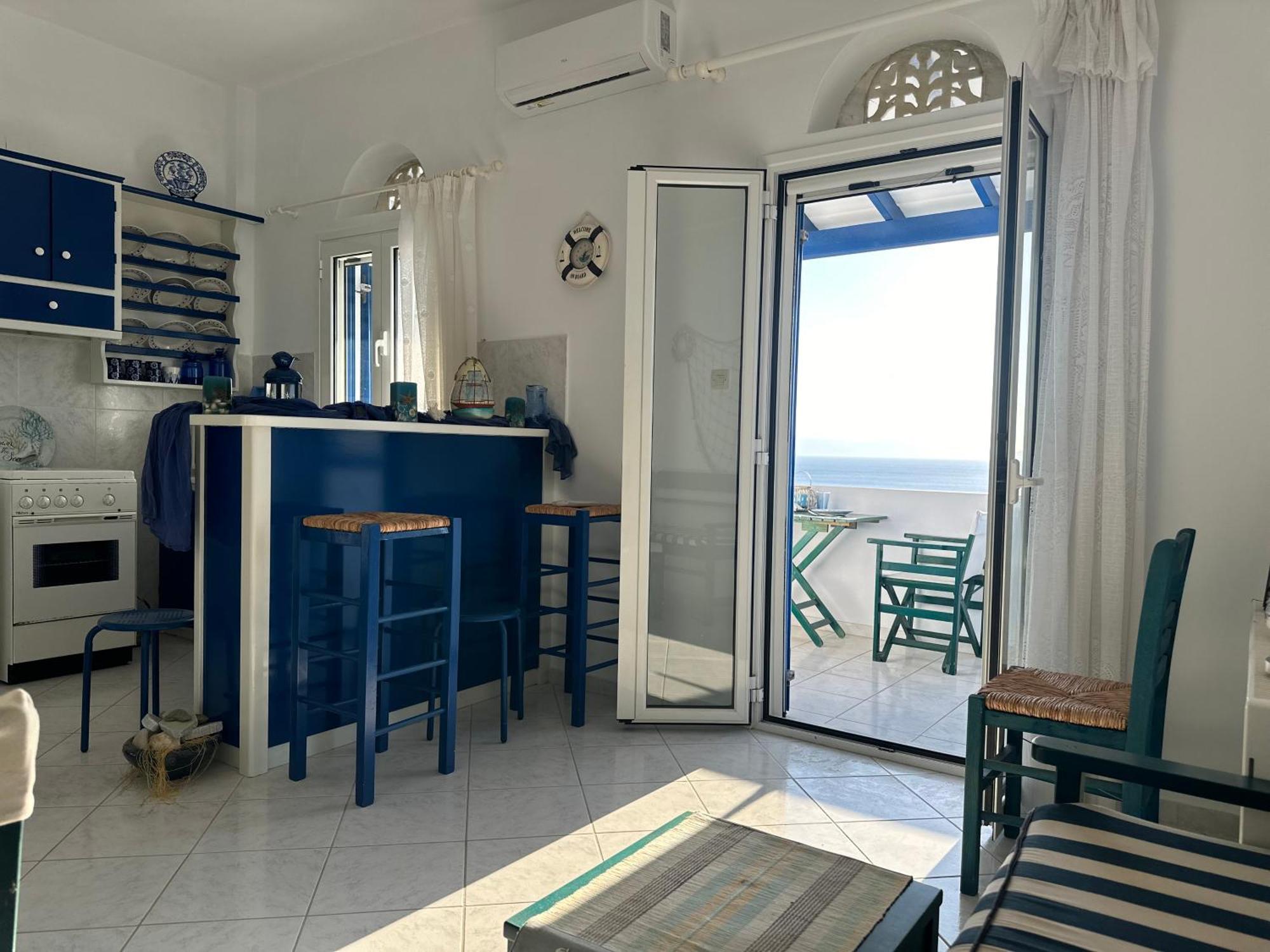 Blue Orison House Tinos For 5 Persons With Seaview Villa Perastra Dış mekan fotoğraf