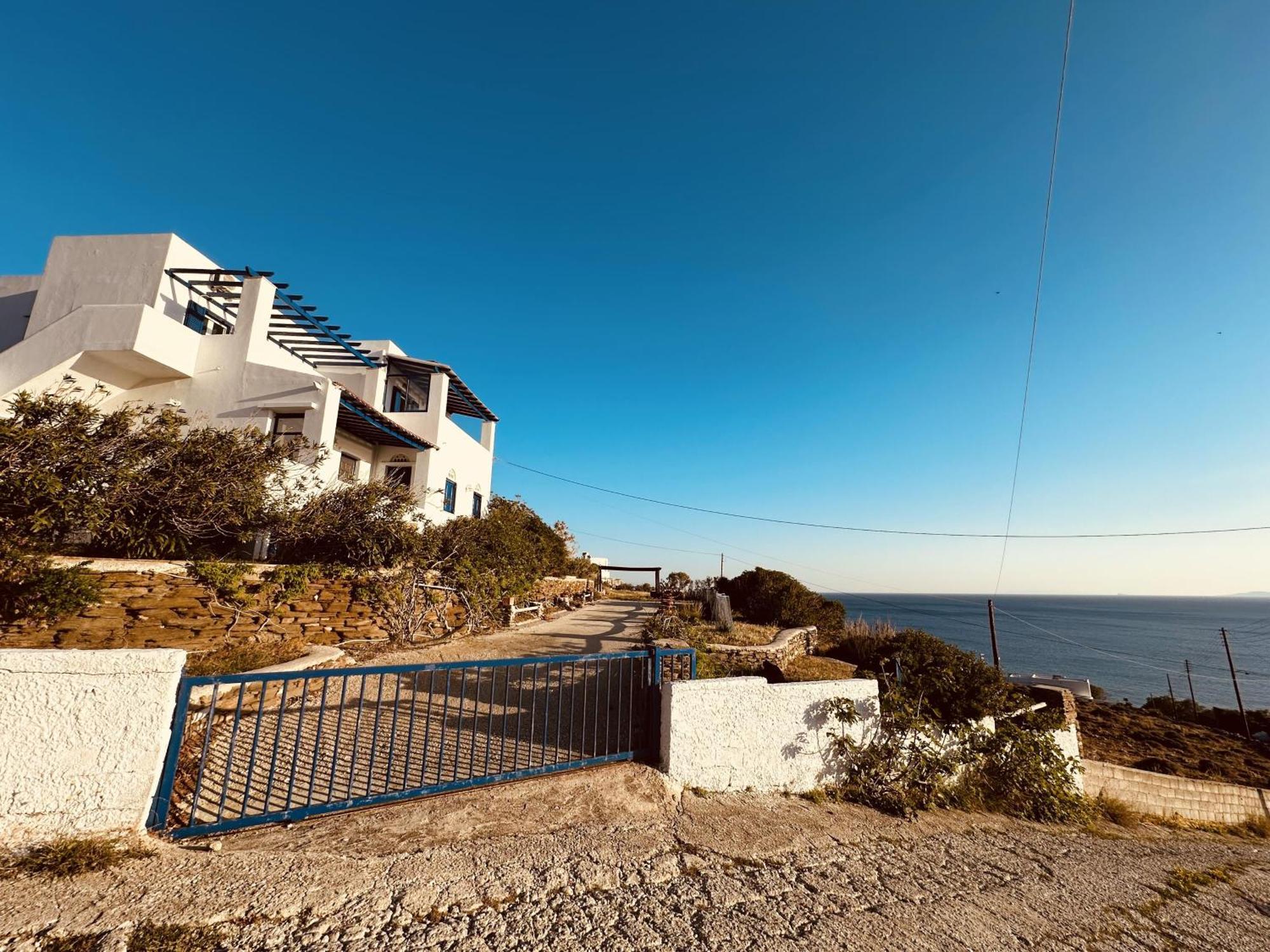 Blue Orison House Tinos For 5 Persons With Seaview Villa Perastra Dış mekan fotoğraf
